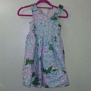 Gymboree Floral Kids Dress - Blue and Lavender